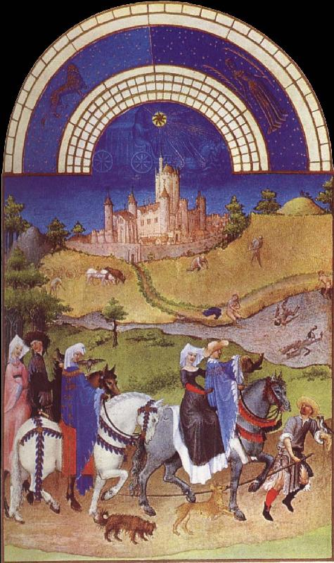 unknow artist Brod Limbourg, August  from Les Tres Riches Heures du Duc de Berry France oil painting art